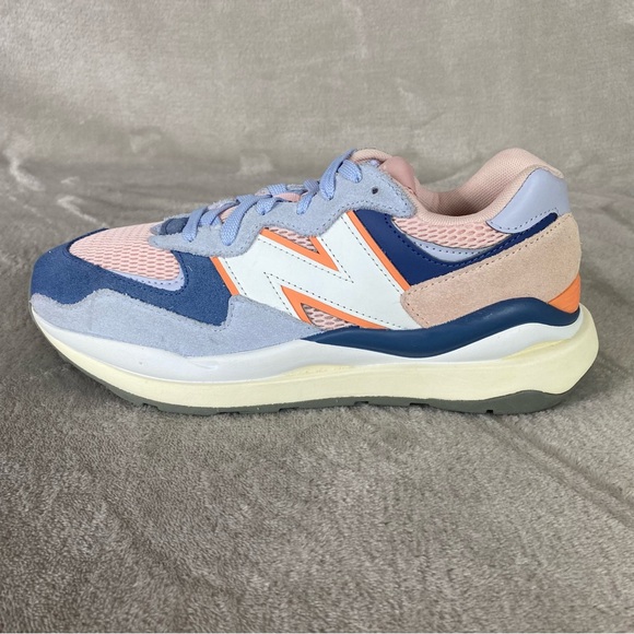 New Balance 57/40 Womens Running Shoes Size 10 Blue Pink Haze Suede Sneakers - Picture 2 of 9